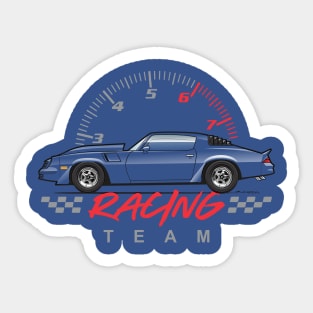 Racing Team Multi Color Sticker